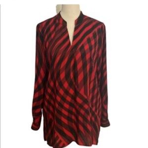 Vince Camuto Blouse Tunic Holiday Christmas Top new